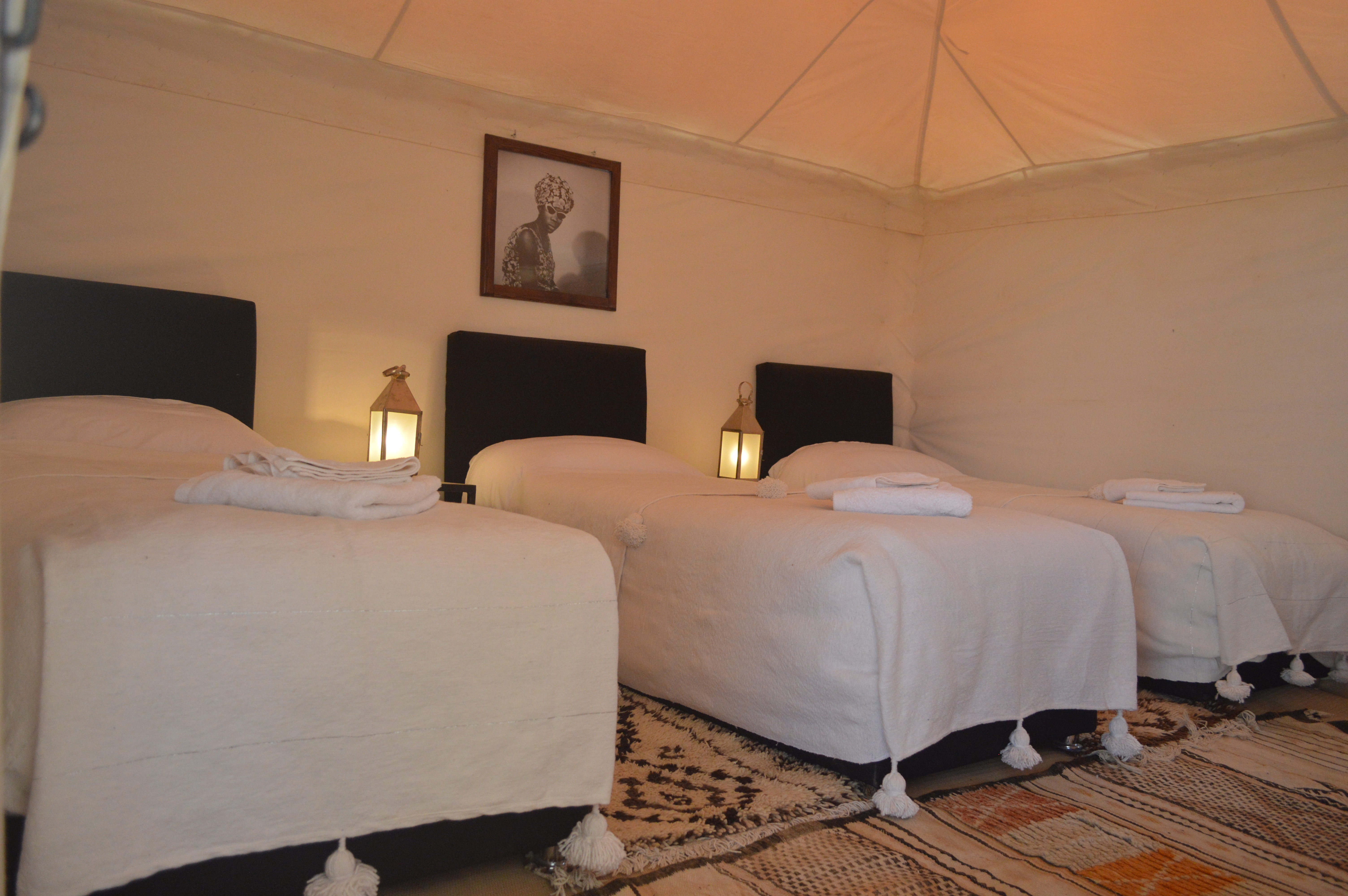 Triple Bed Tent In Erg Chebbi